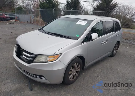 2014 Honda Odyssey Ex из США, поврежденный, VIN 5FNRL5H41EB090335